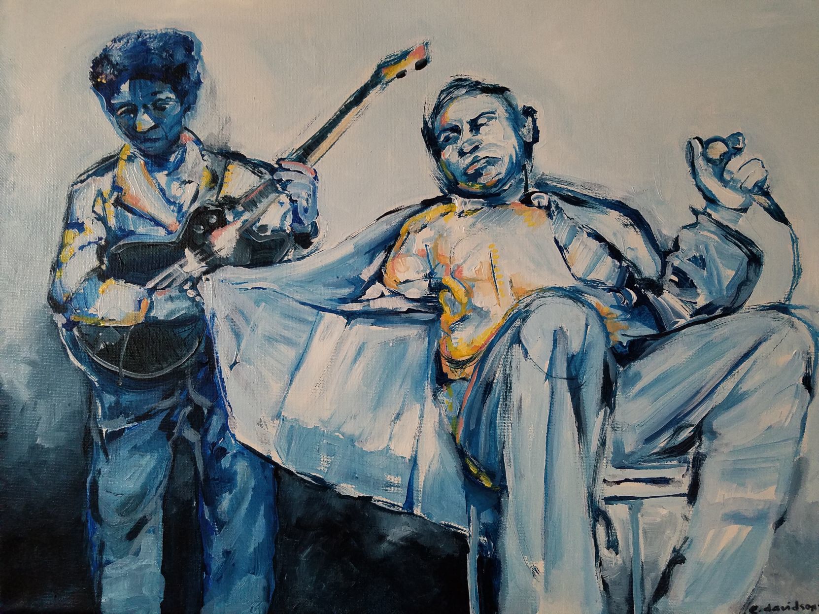 Emily Davidson's "Howlin' Wolf & Hubert Sumlin"